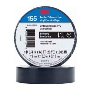 Cinta Aislante Vinílica Temflex 155 3/4" x 18m Negro