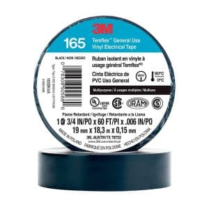 Cinta Aislante Vinílica Temflex 165 3/4" x 18m Negro