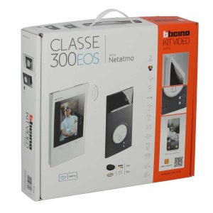 Kit video con monitor Classe 300EOS con Netatmo y portero Línea 3000